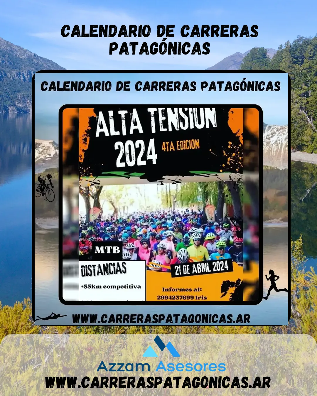 Flyer de Rally Alta Tensión 2024