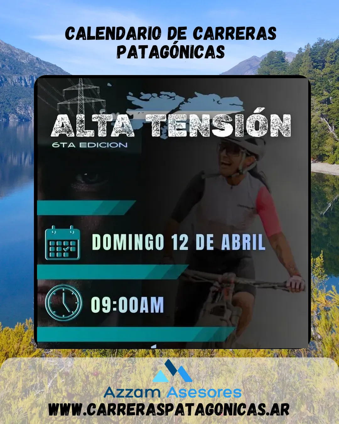 Flyer de Rally Alta Tensión 2026