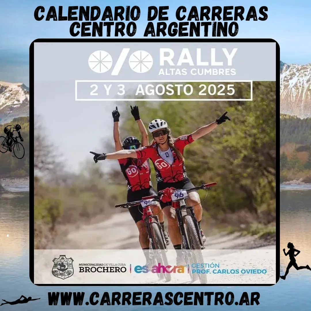 Flyer de Rally Altas Cumbres 2025