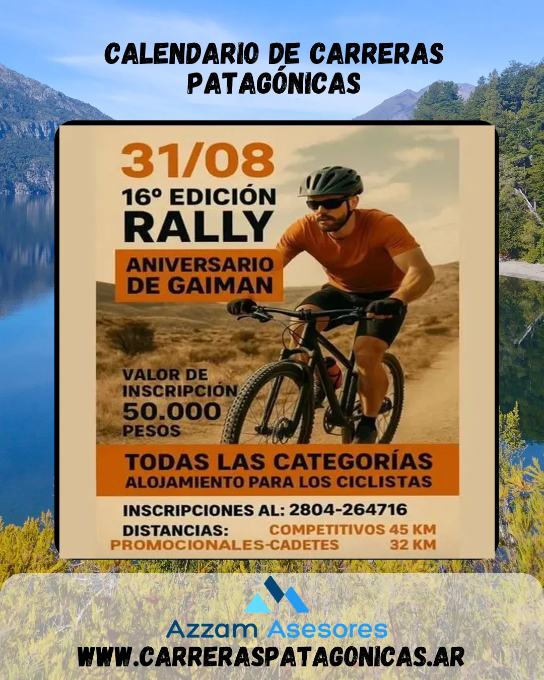 Flyer de Rally Aniversario de Gaiman 2025