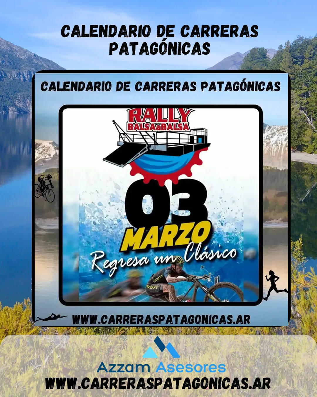Flyer de Rally Balsa a Balsa 2024