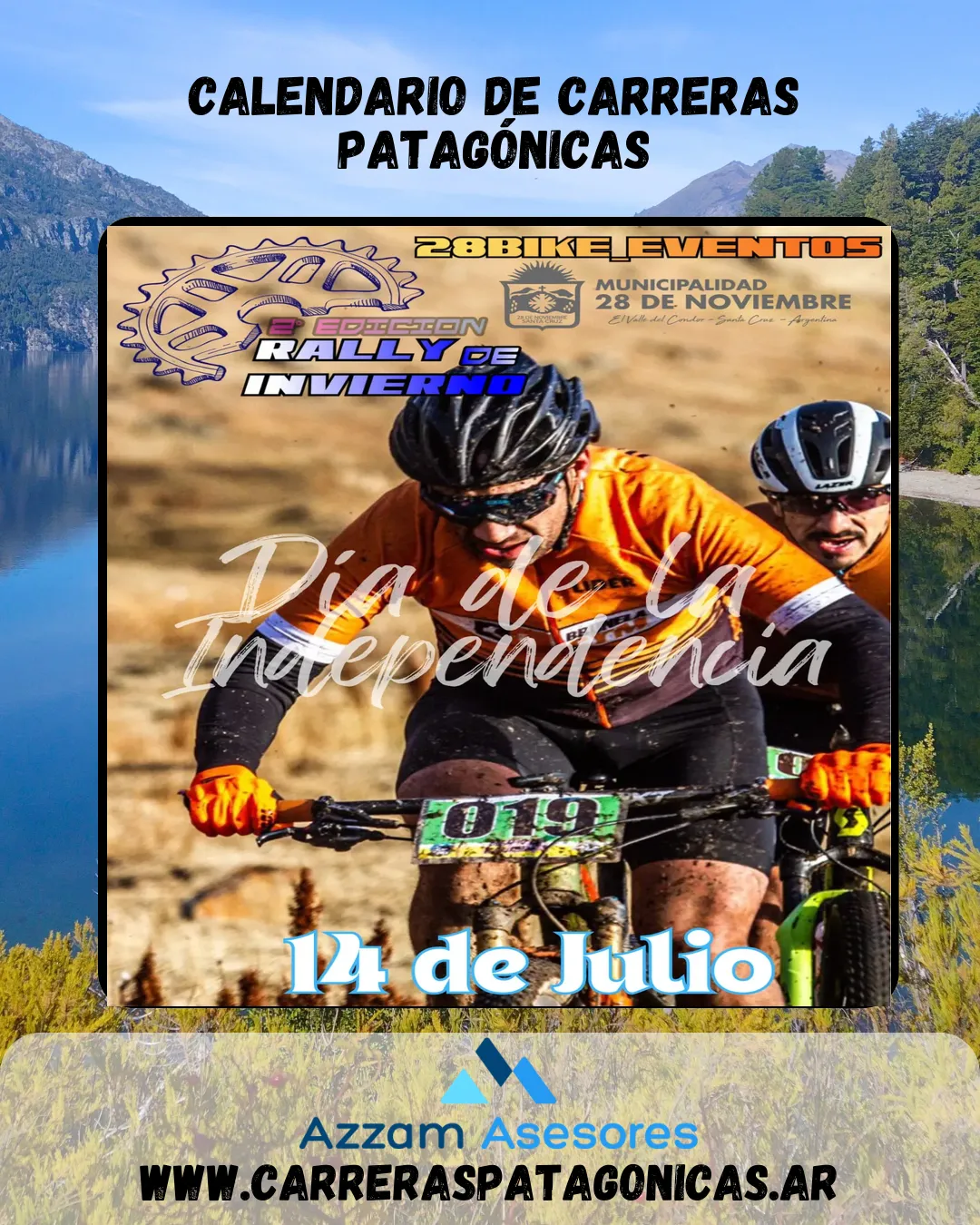Flyer de Rally de Invierno: Día de la Independencia 2024