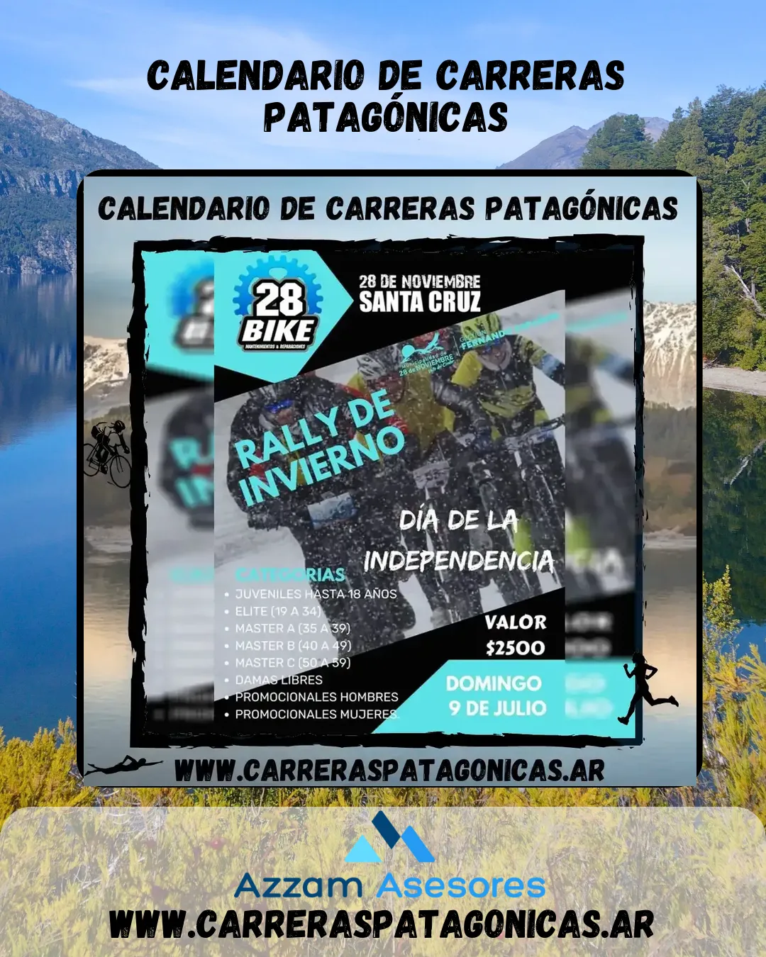 Flyer de Rally de Invierno 2023