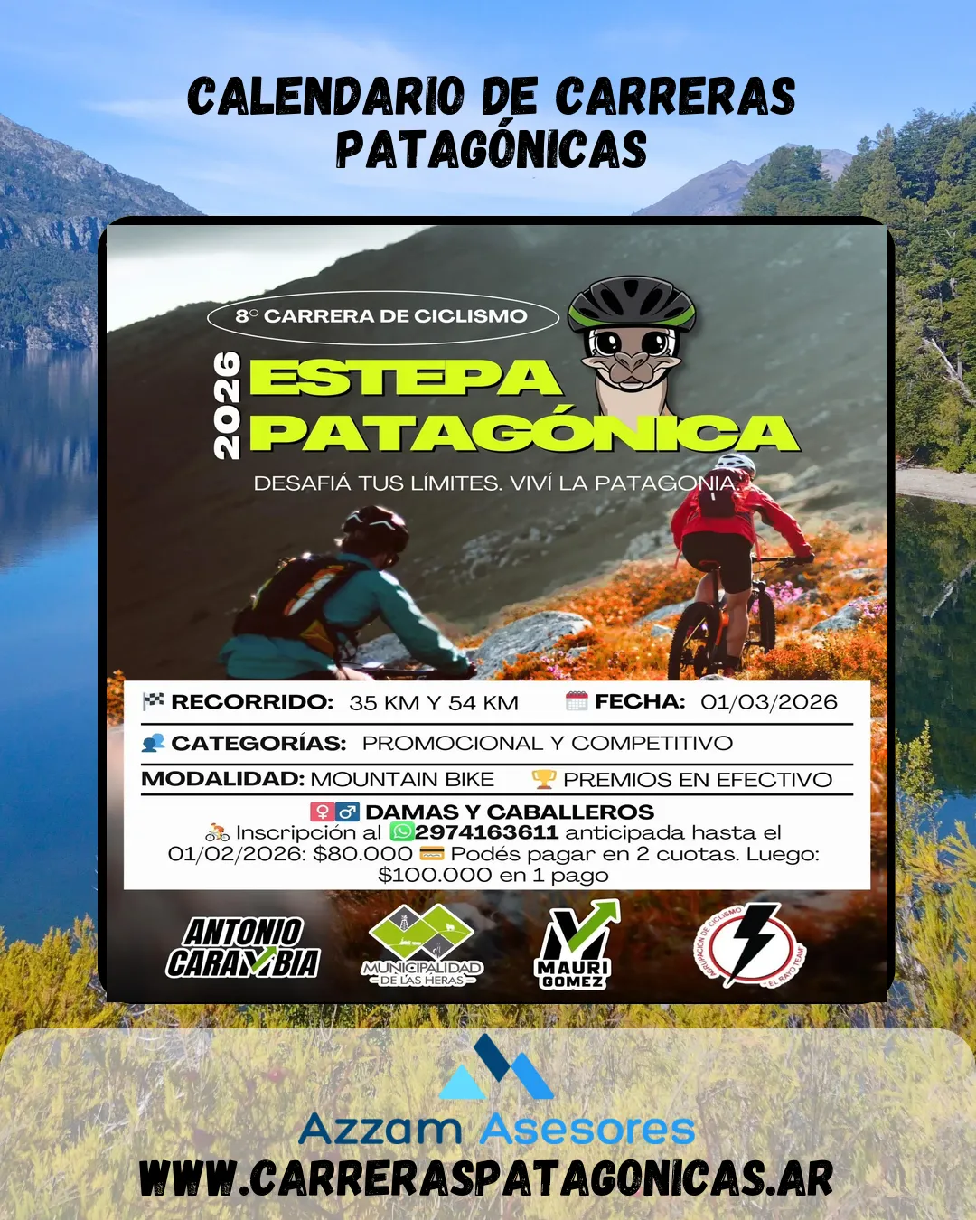 Flyer de Rally de la Estepa Patagónica 2026