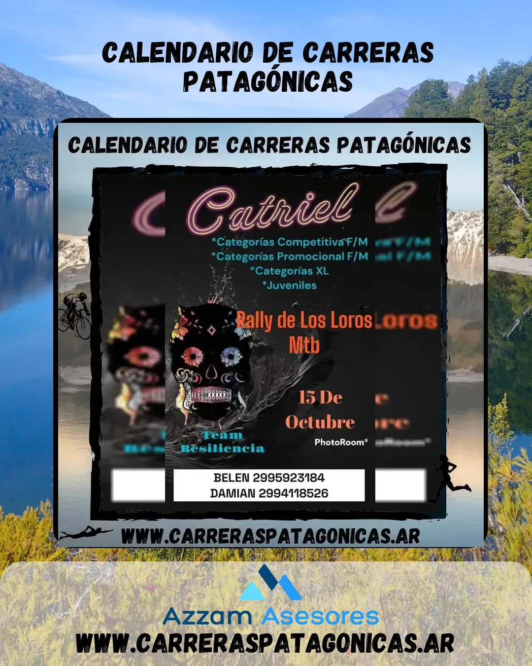Flyer de Rally de Los Loros MTB 2023