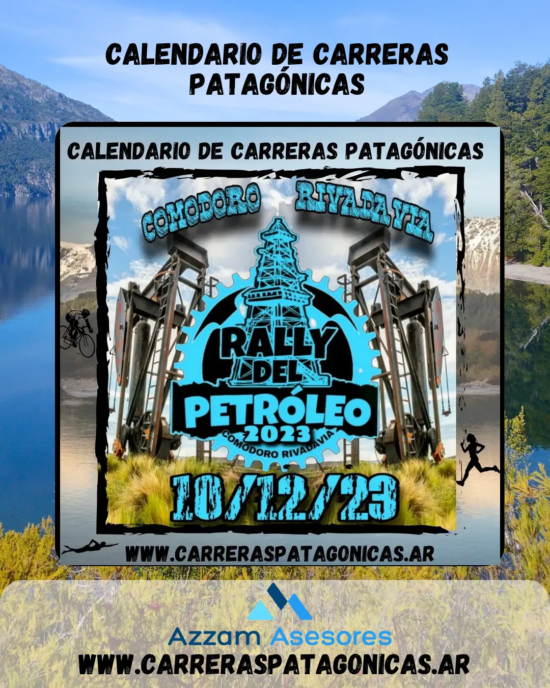 Flyer de Rally del Petróleo 2023
