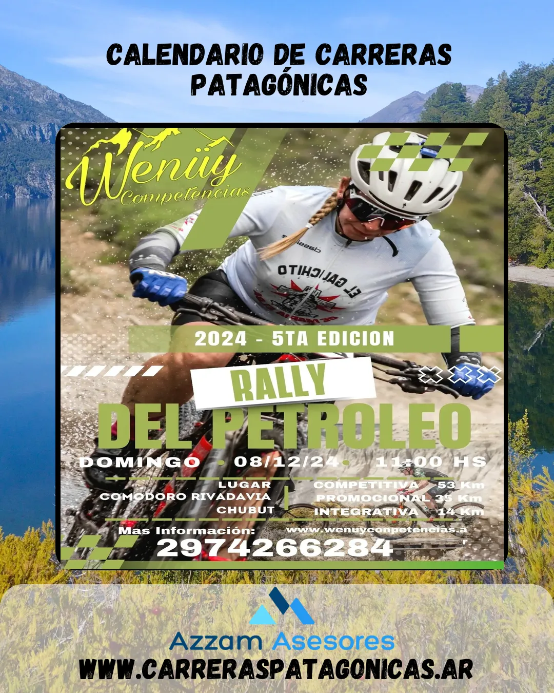 Flyer de Rally del Petróleo 2024