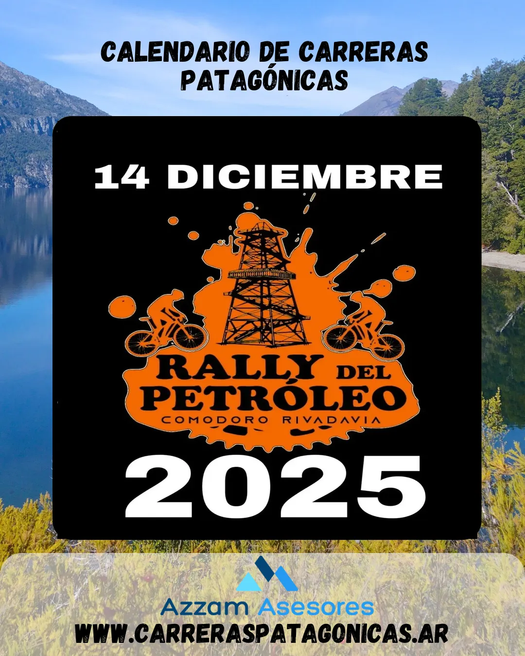 Flyer de Rally del Petróleo 2025