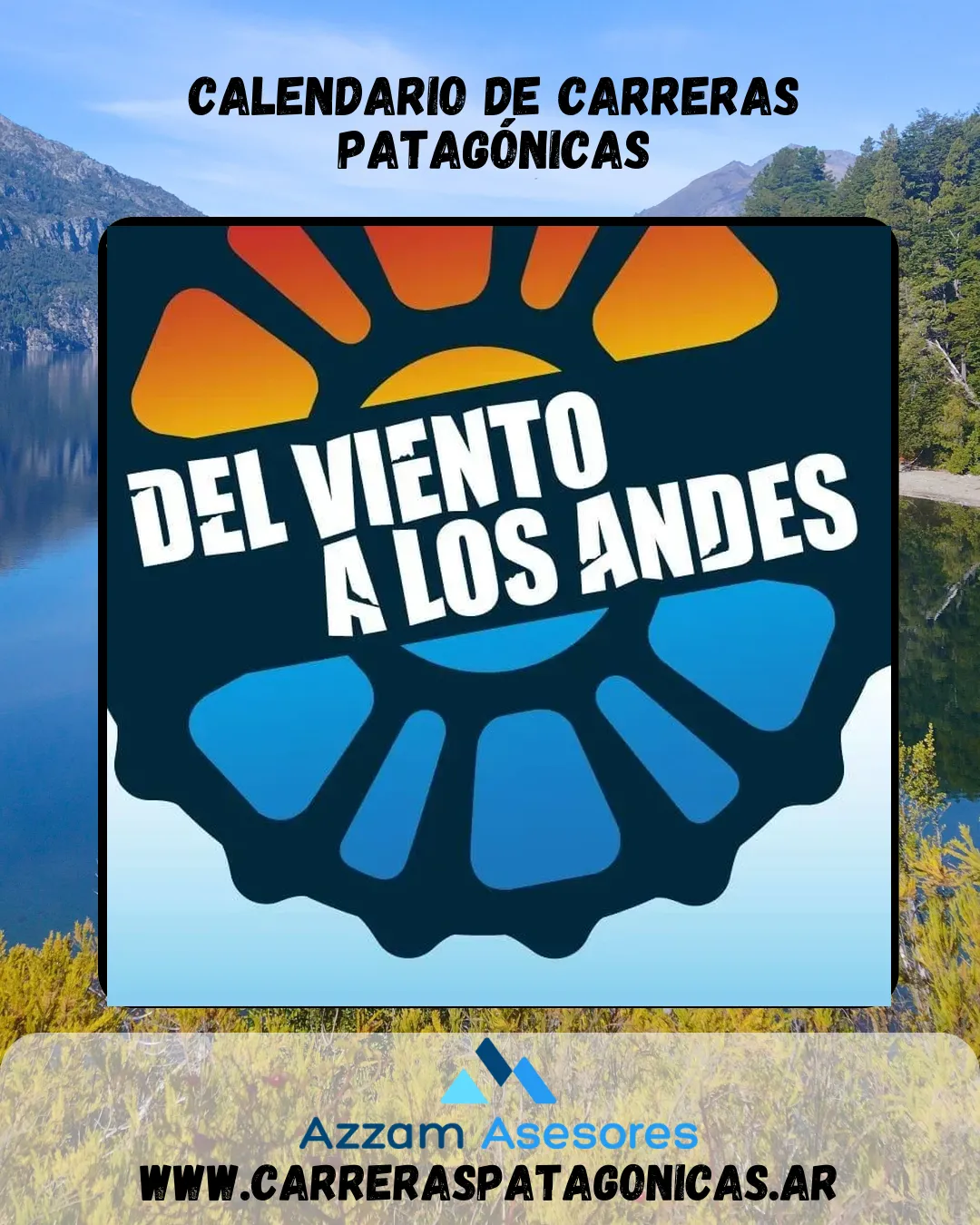 Flyer de Rally Del Viento a los Andes 2025