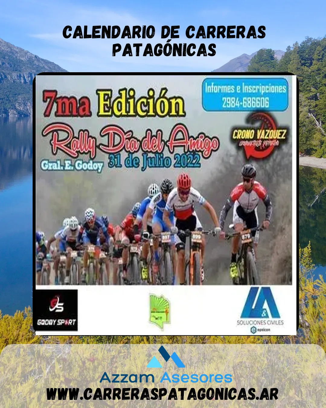 Flyer de RALLY DÍA DEL AMIGO – 7° EDICIÓN 2022