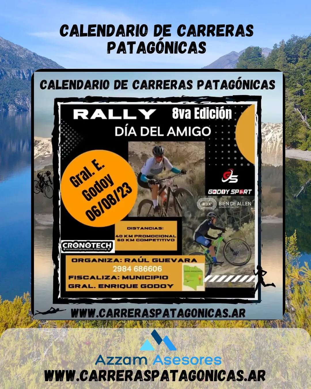 Flyer de Rally Día del Amigo 2023