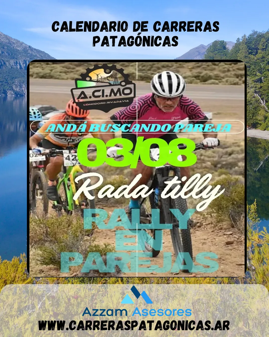 Flyer de Rally en Parejas 2025