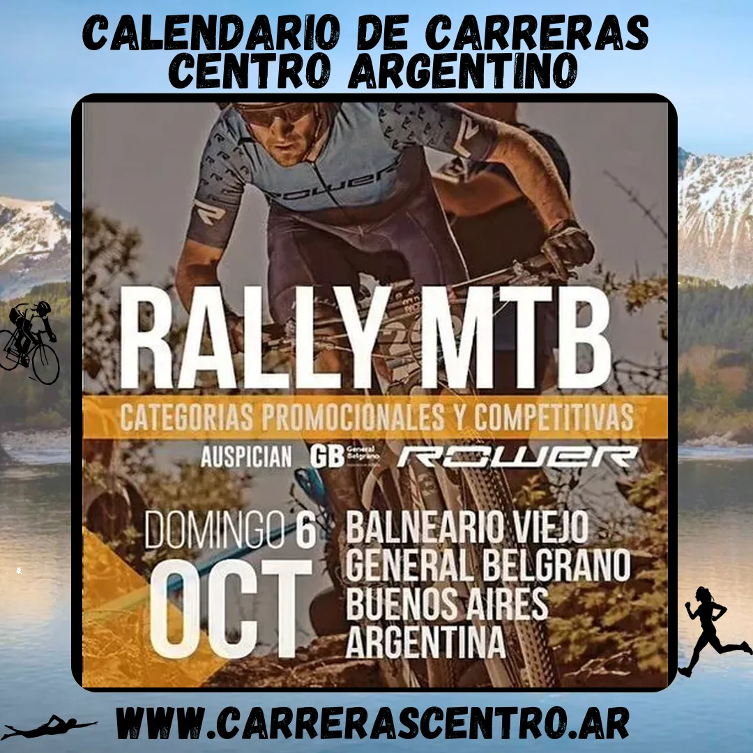 Flyer de Rally MTB General Belgrano 2024