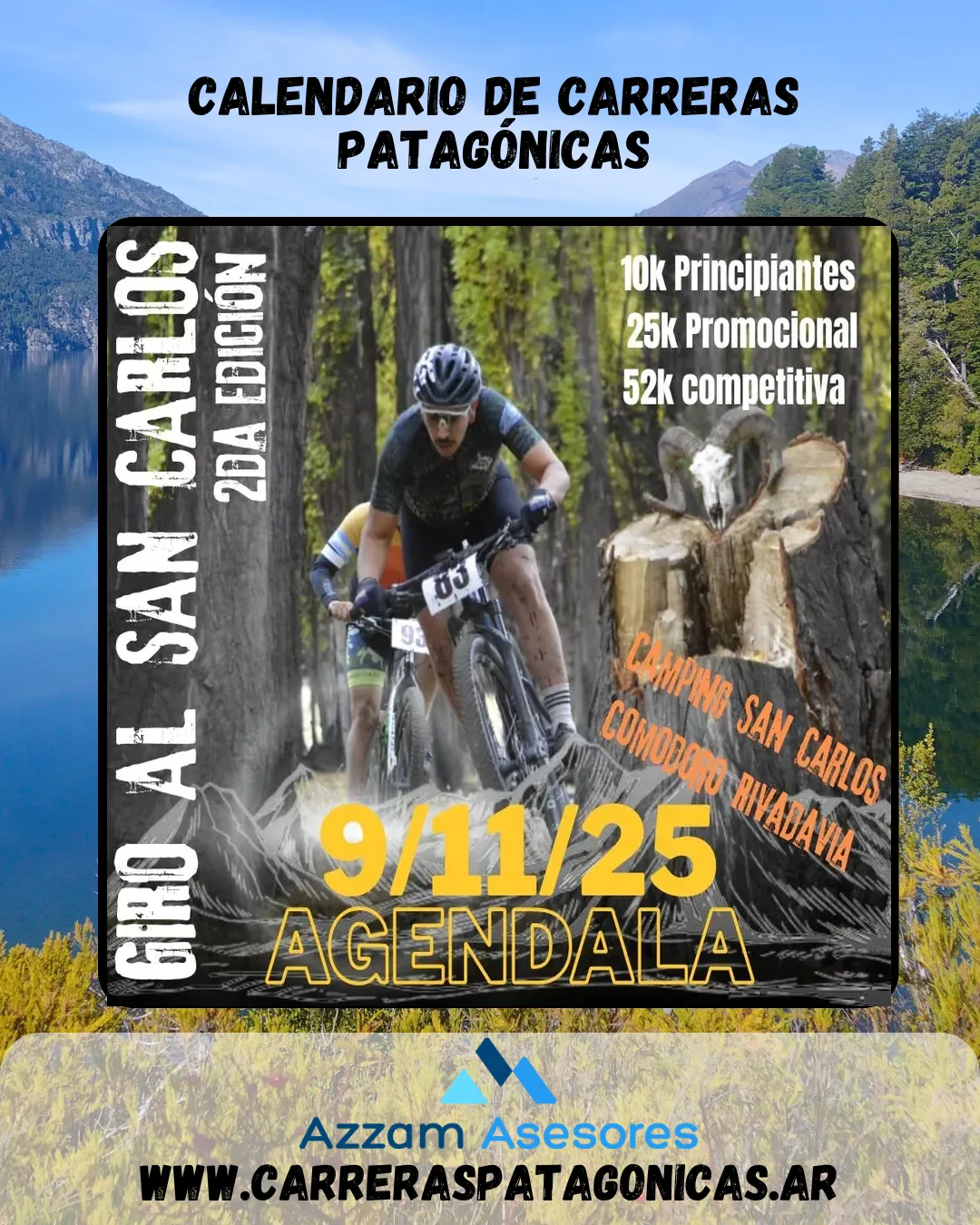 Flyer de Rally MTB «Giro al San Carlos» 2025