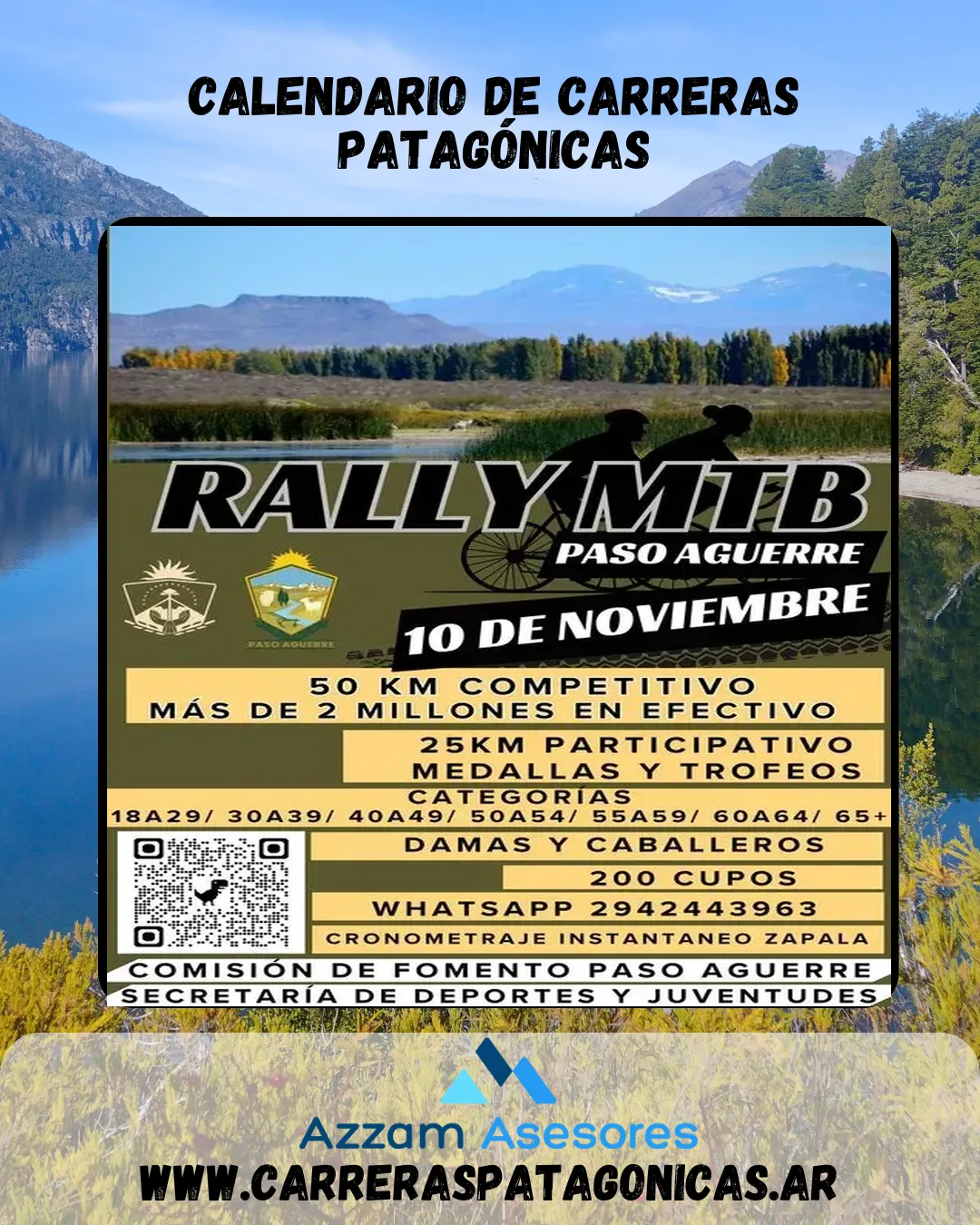 Flyer de Rally MTB Paso Aguerre 2024