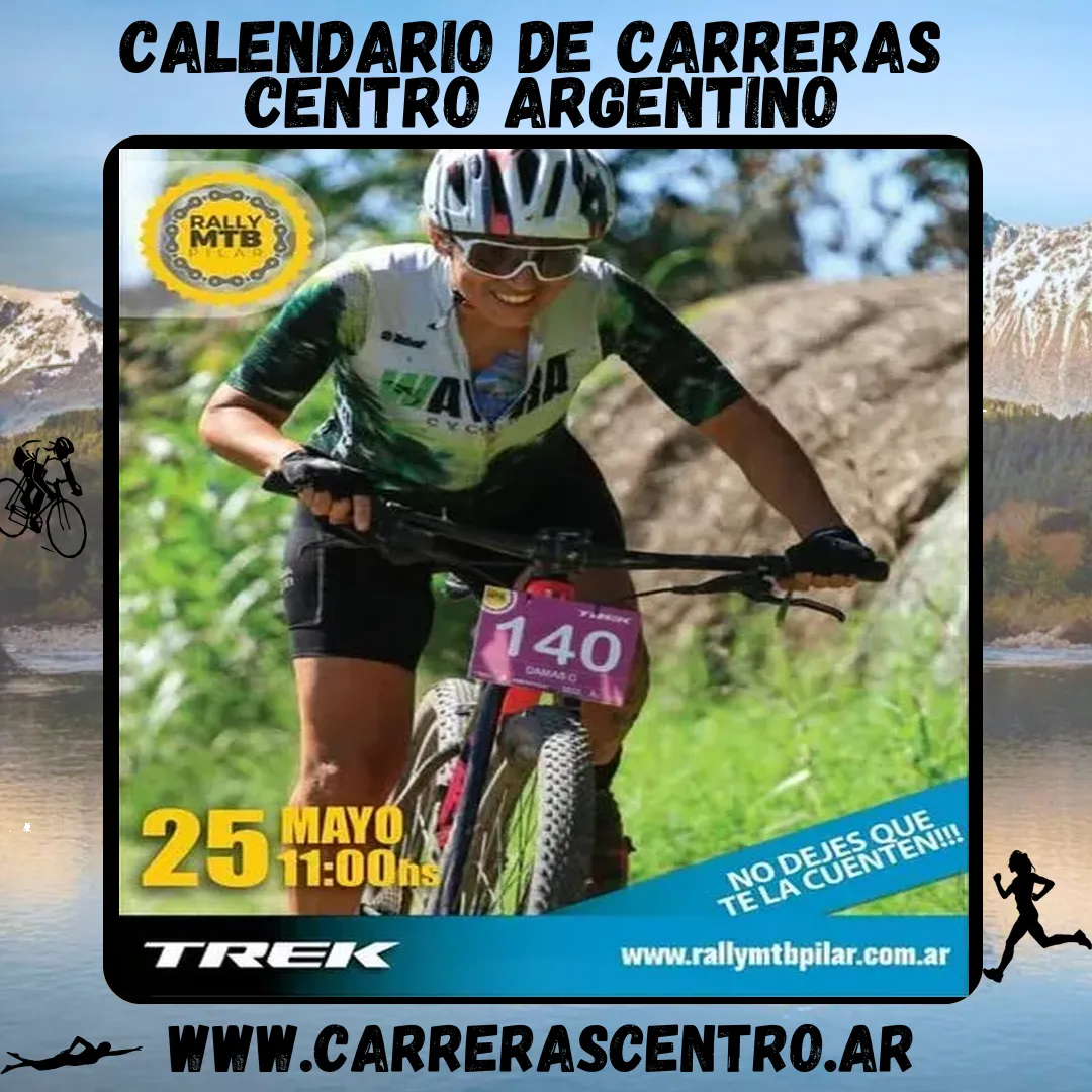 Flyer de Rally MTB Pilar 2025 – 2da Fecha 2025