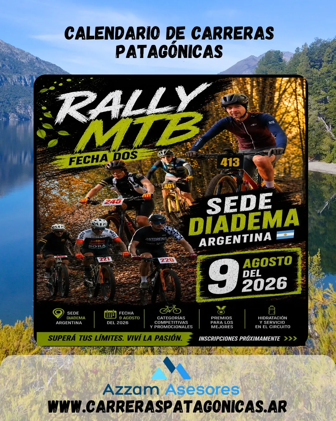 Flyer de Rally MTB Segunda Fecha 2026