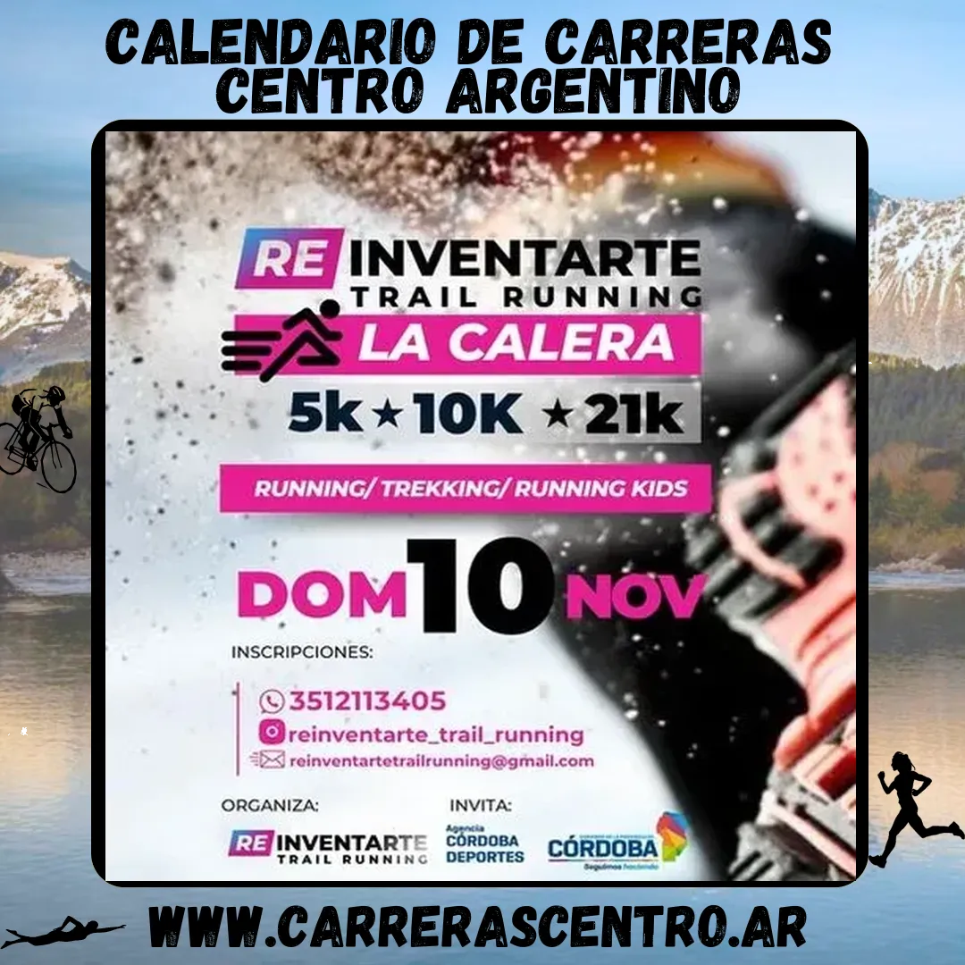 Flyer de Re Inventarte Trail Running 2024