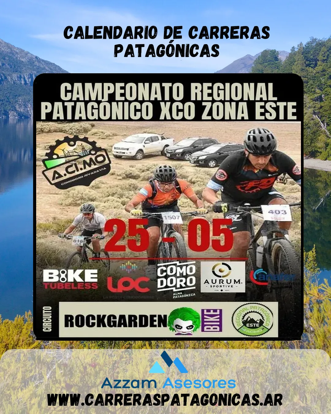 Flyer de Regional Patagónico XCO Zona Este 2025 – 2da Fecha 2025