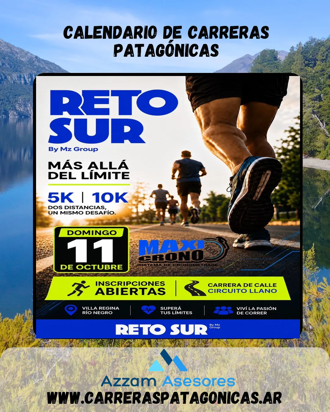 Flyer de RETO SUR 2026