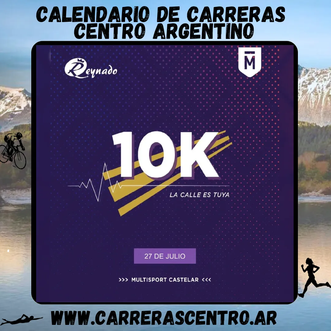 Flyer de Reynado 10K – La calle es tuya 2025