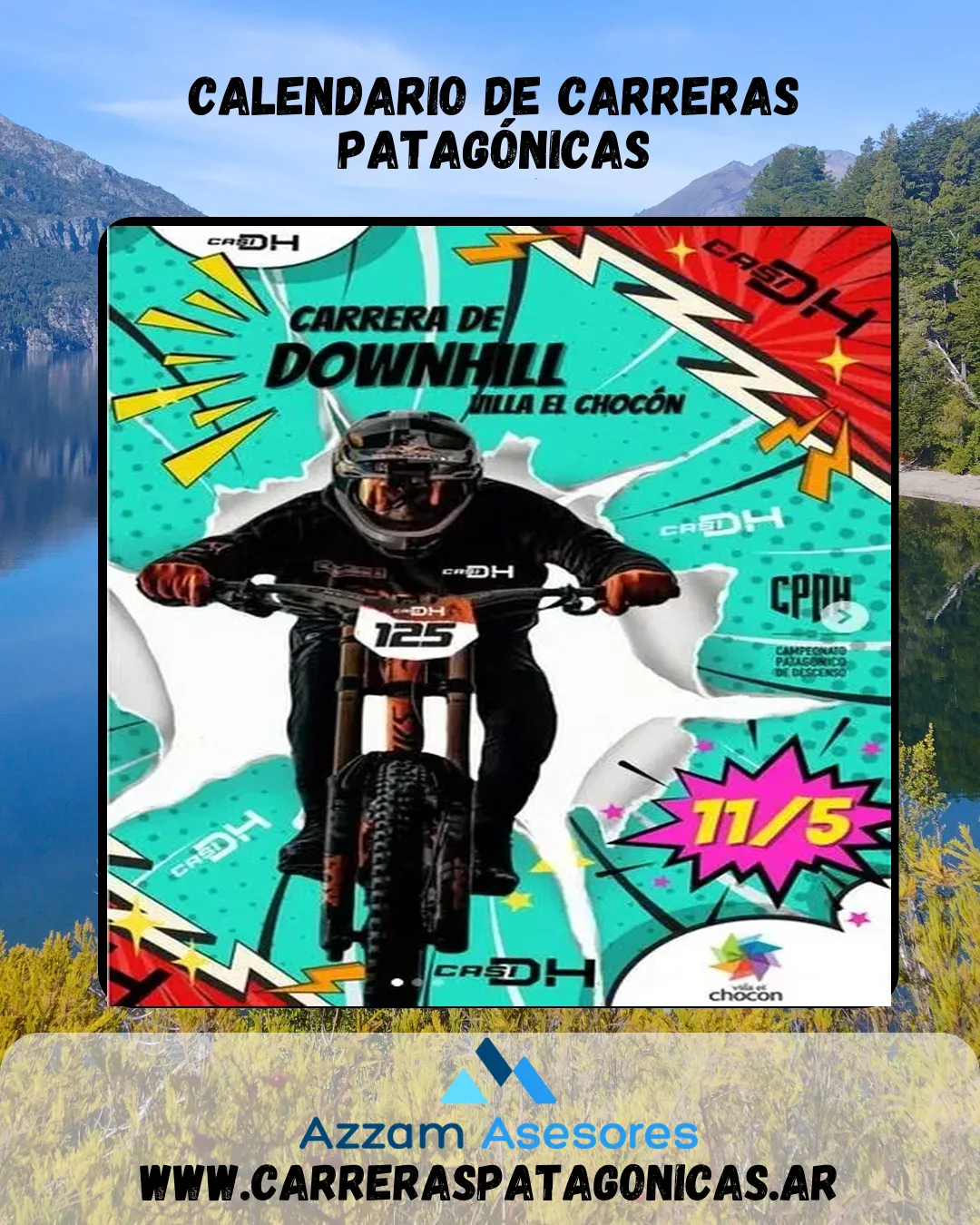 Flyer de Round #2 del CPDH Villa El Chocón 2026