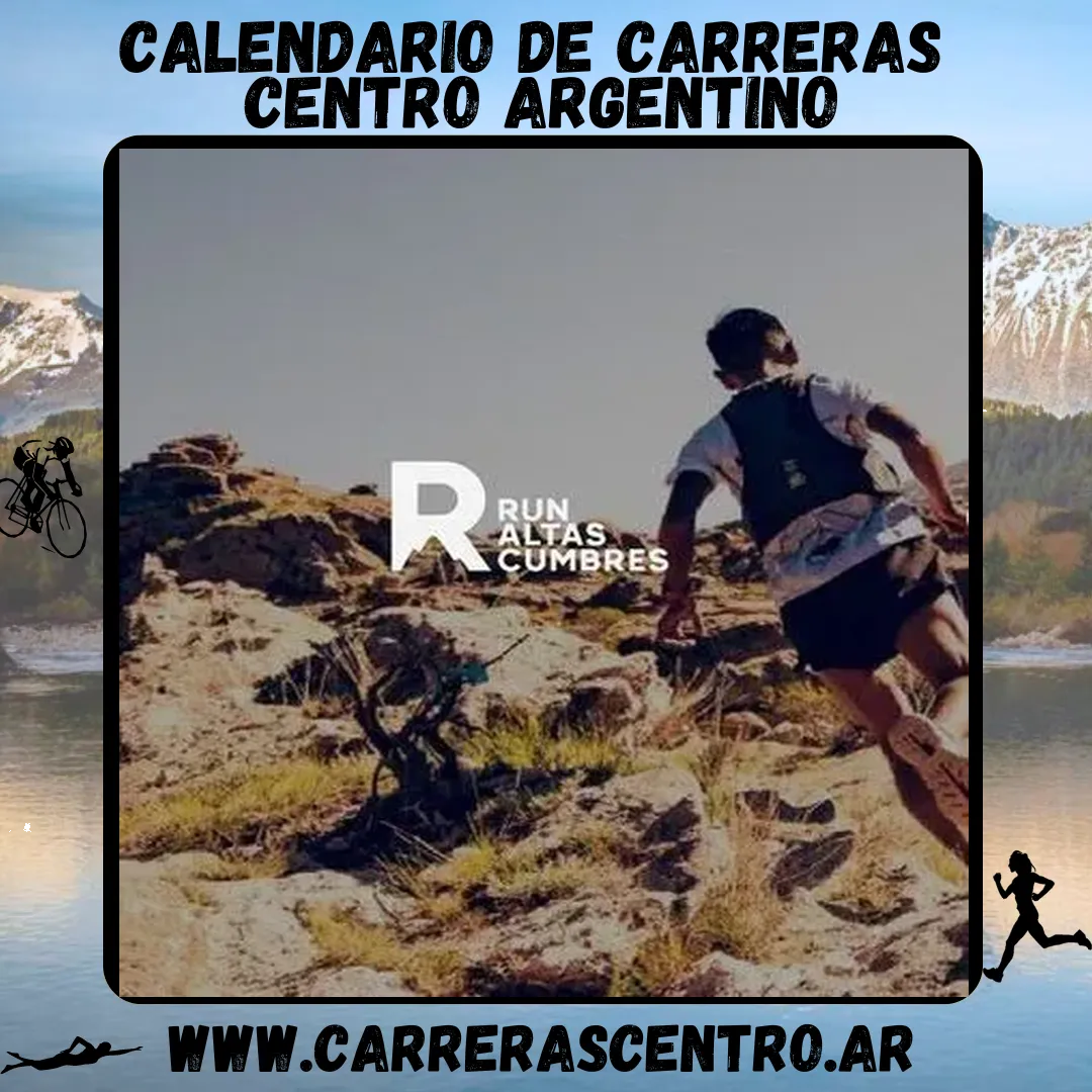 Flyer de Run Altas Cumbres 2025