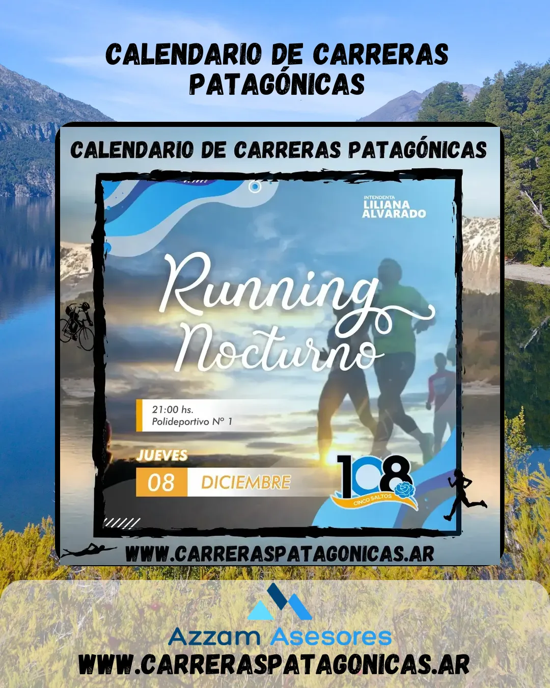 Flyer de RUNNING NOCTURNO 2022