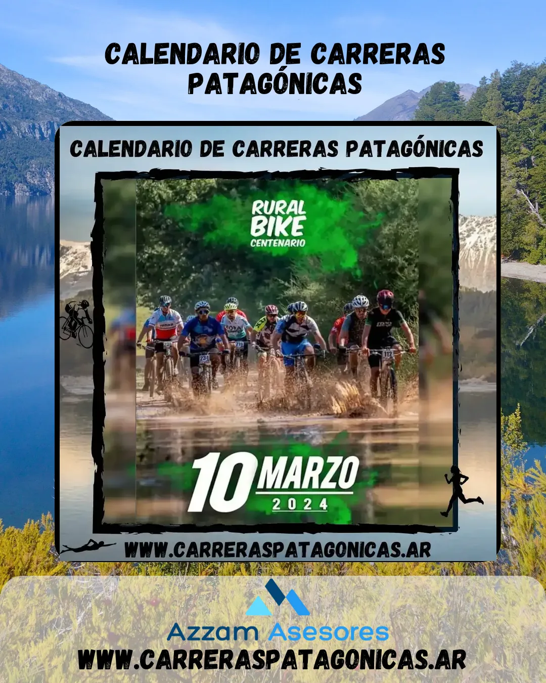 Flyer de Rural Bike Centenario 2024