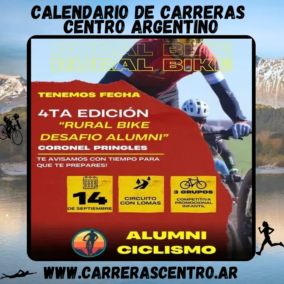 Flyer de Rural Bike Desafío Alumni 2025