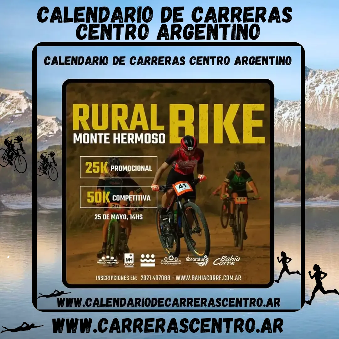 Flyer de Rural Bike Monte Hermoso 2024