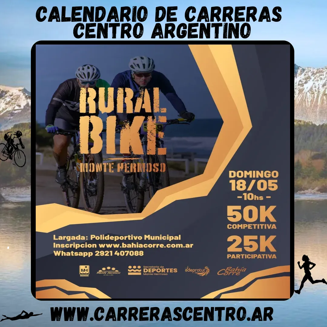Flyer de Rural Bike Monte Hermoso 2025