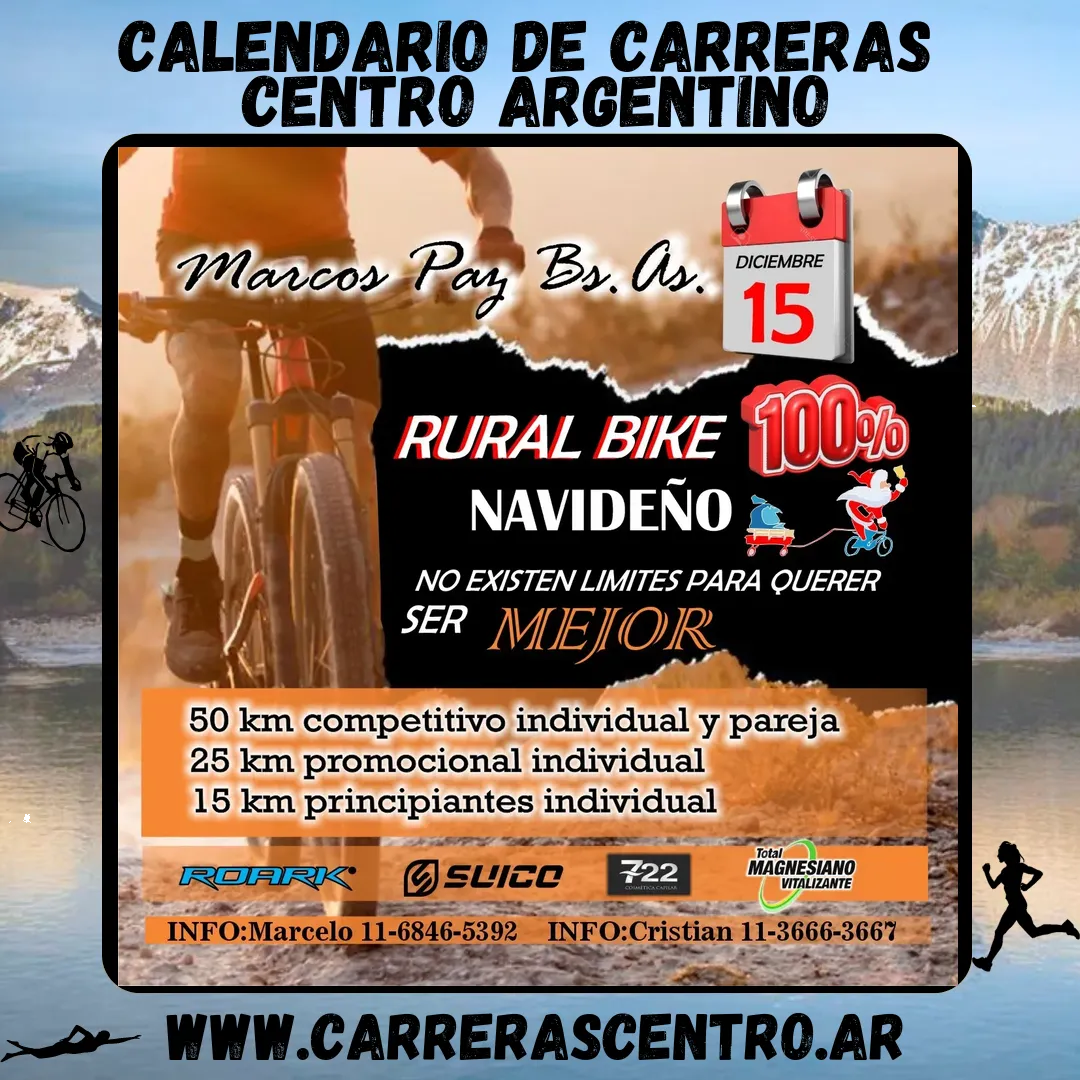 Flyer de Rural Bike Navideño 2024