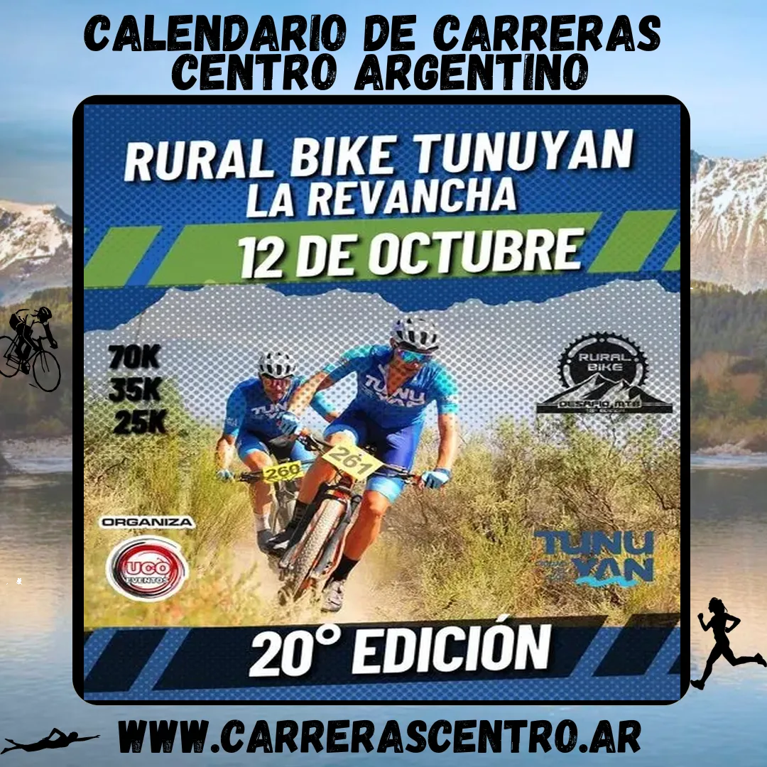 Flyer de Rural Bike Tunuyán La Revancha 2025