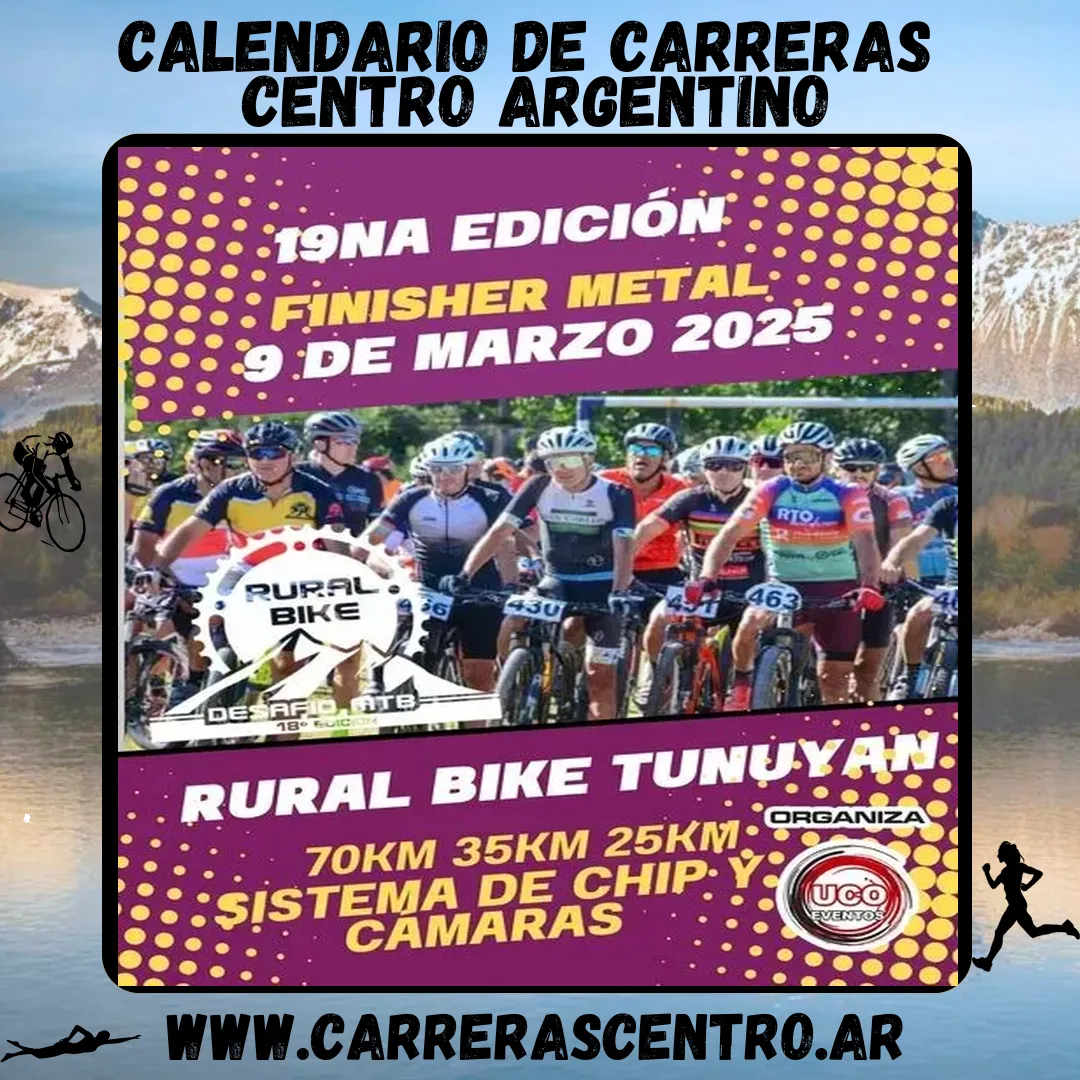 Flyer de Rural Bike Tunuyán 2025