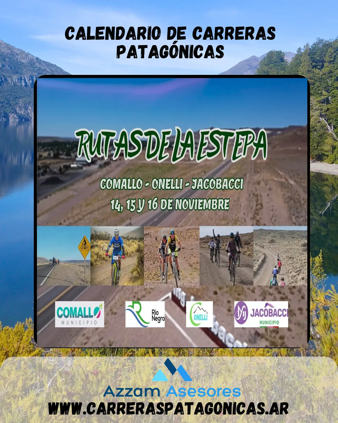 Flyer de Rutas de la Estepa 2025
