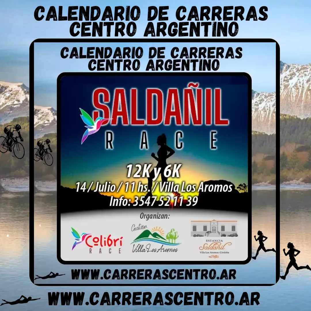 Flyer de Saldañil Race 2024