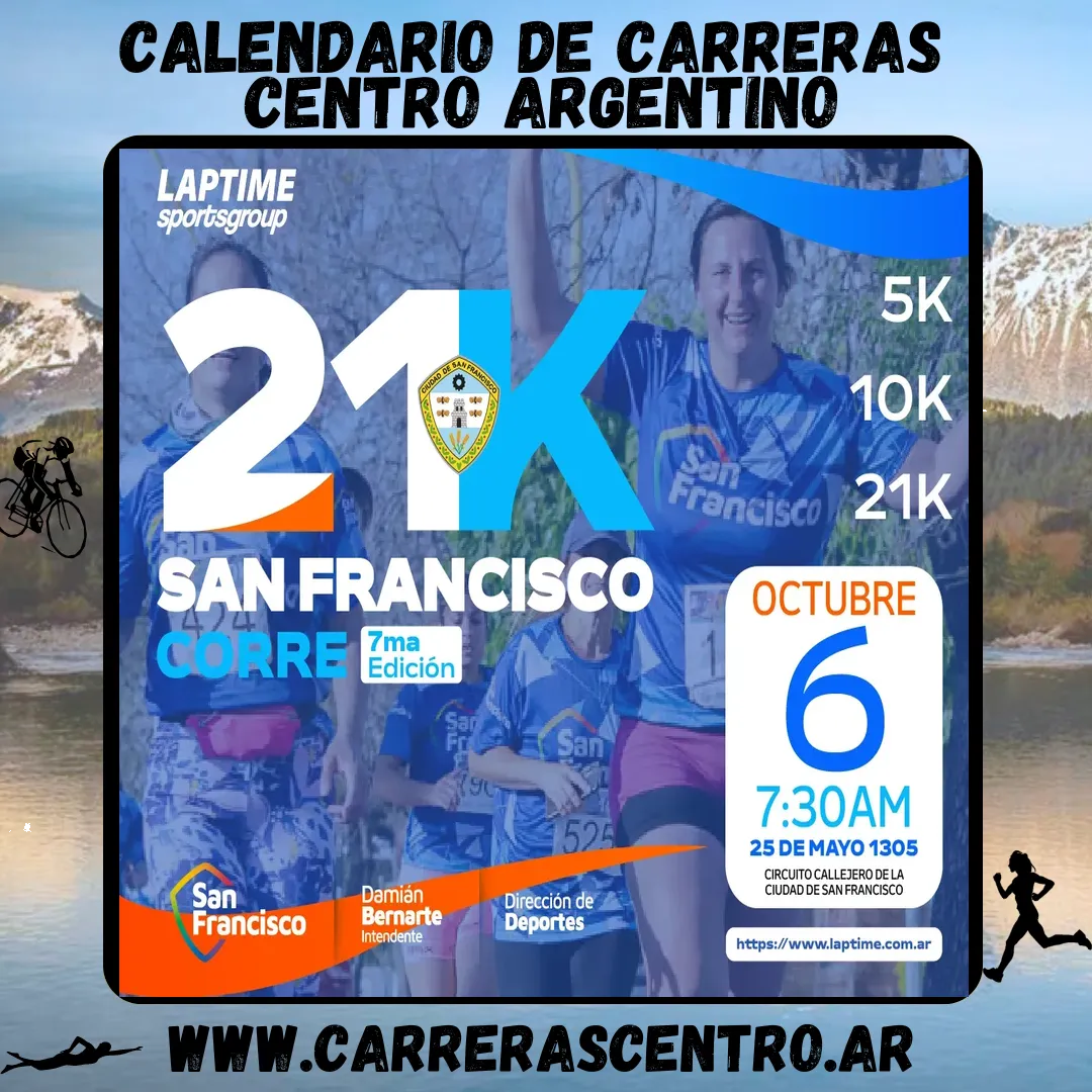 Flyer de San Francisco Corre 2024