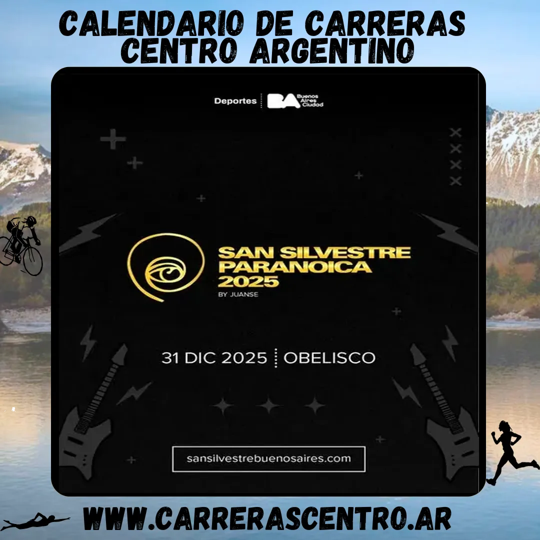 Flyer de San Silvestre Paranoica 2025