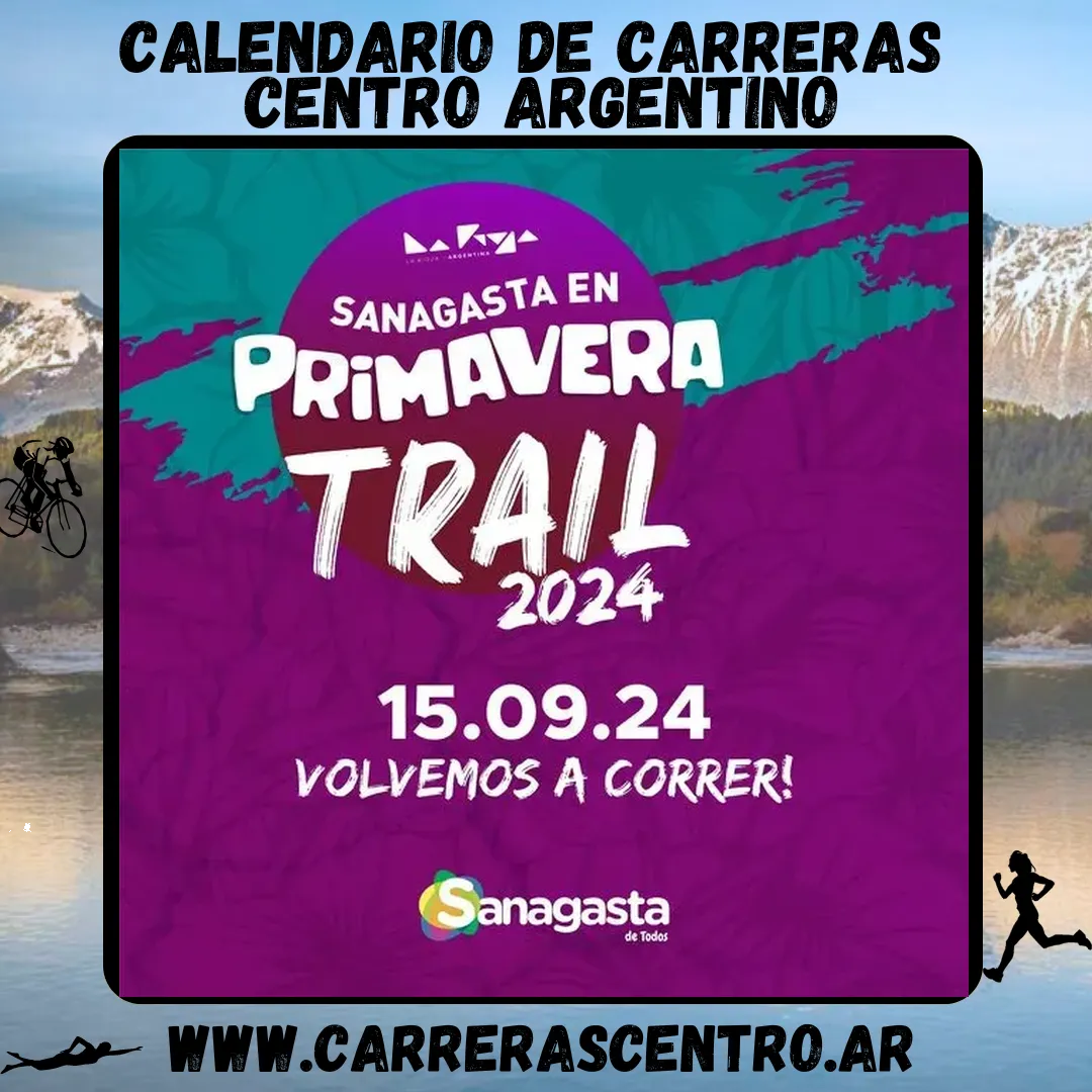 Flyer de Sanagasta en Primavera Trail 2024