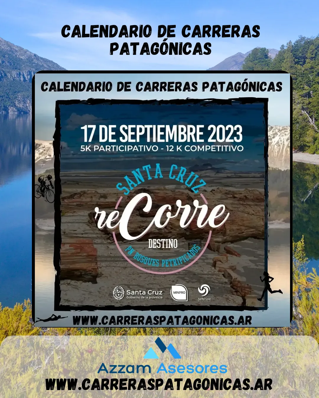 Flyer de Santa Cruz Re Corre 2023