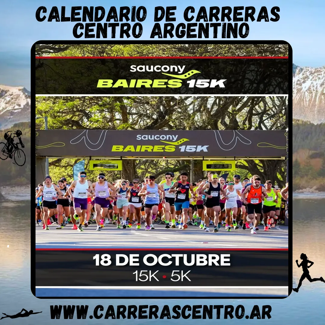 Flyer de Saucony Baires 15K 2026