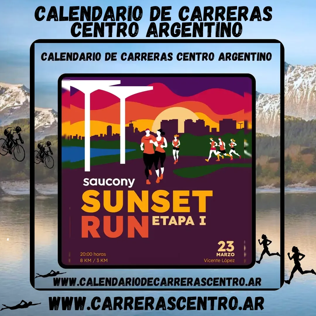 Flyer de Saucony Sunset Run ET. 1 2024