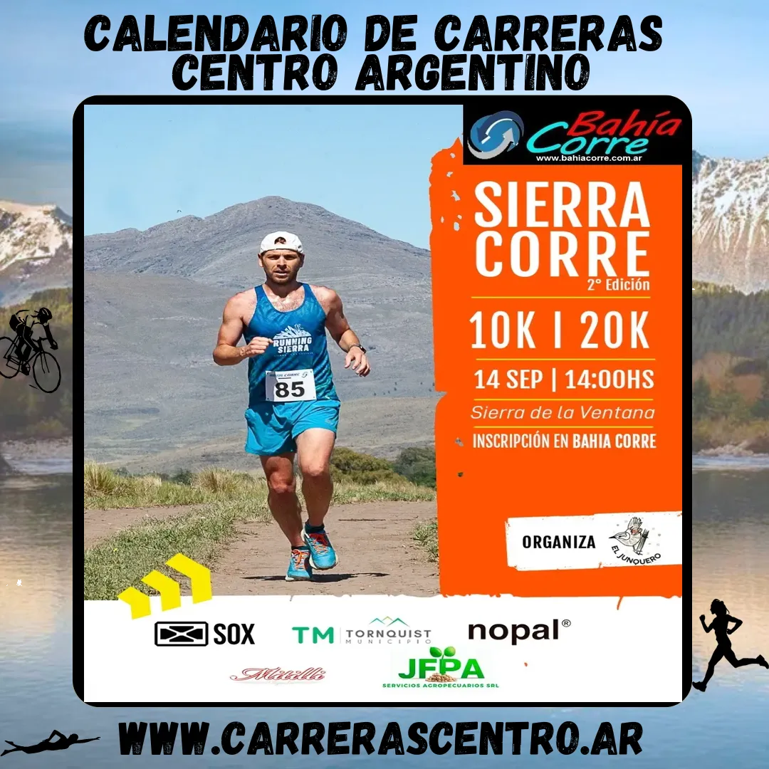Flyer de Sierra Corre 2024