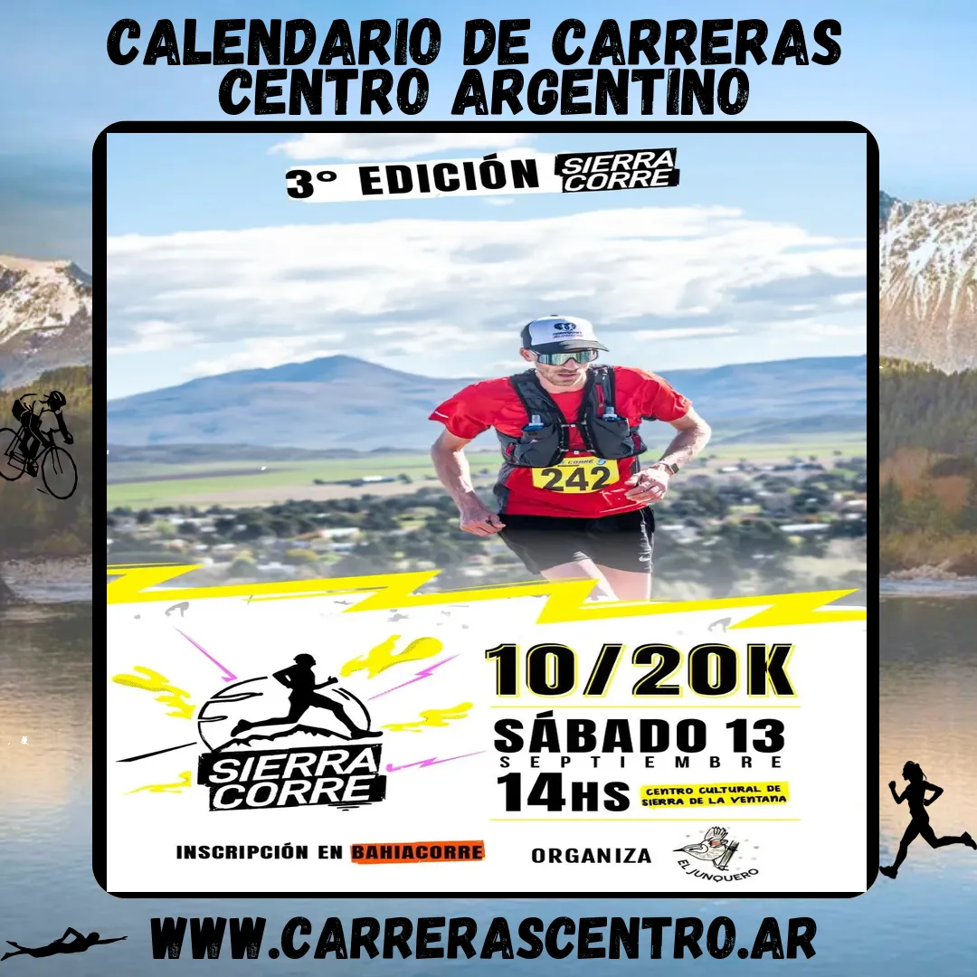 Flyer de Sierra Corre 2025