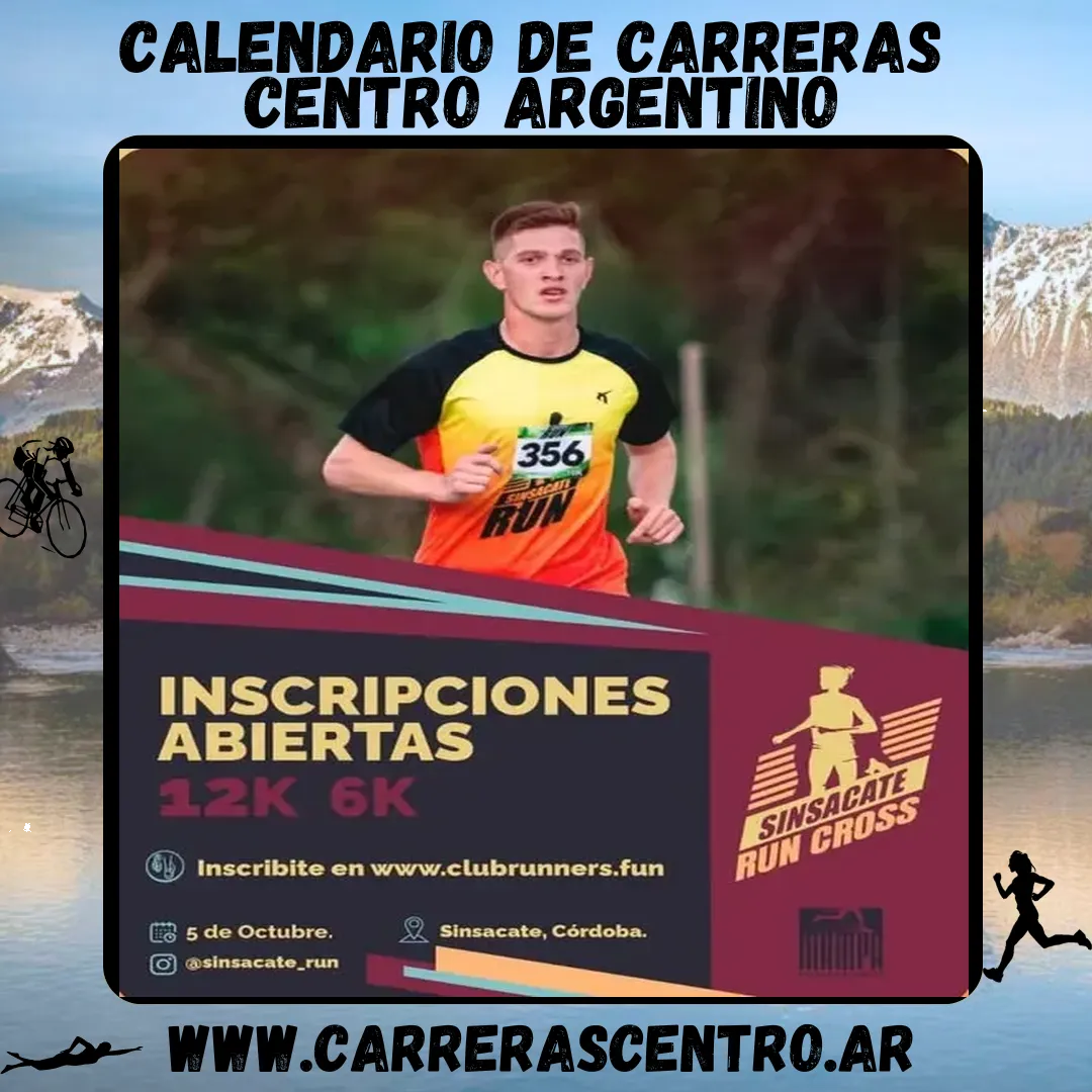 Flyer de Sinsacate Run 2025
