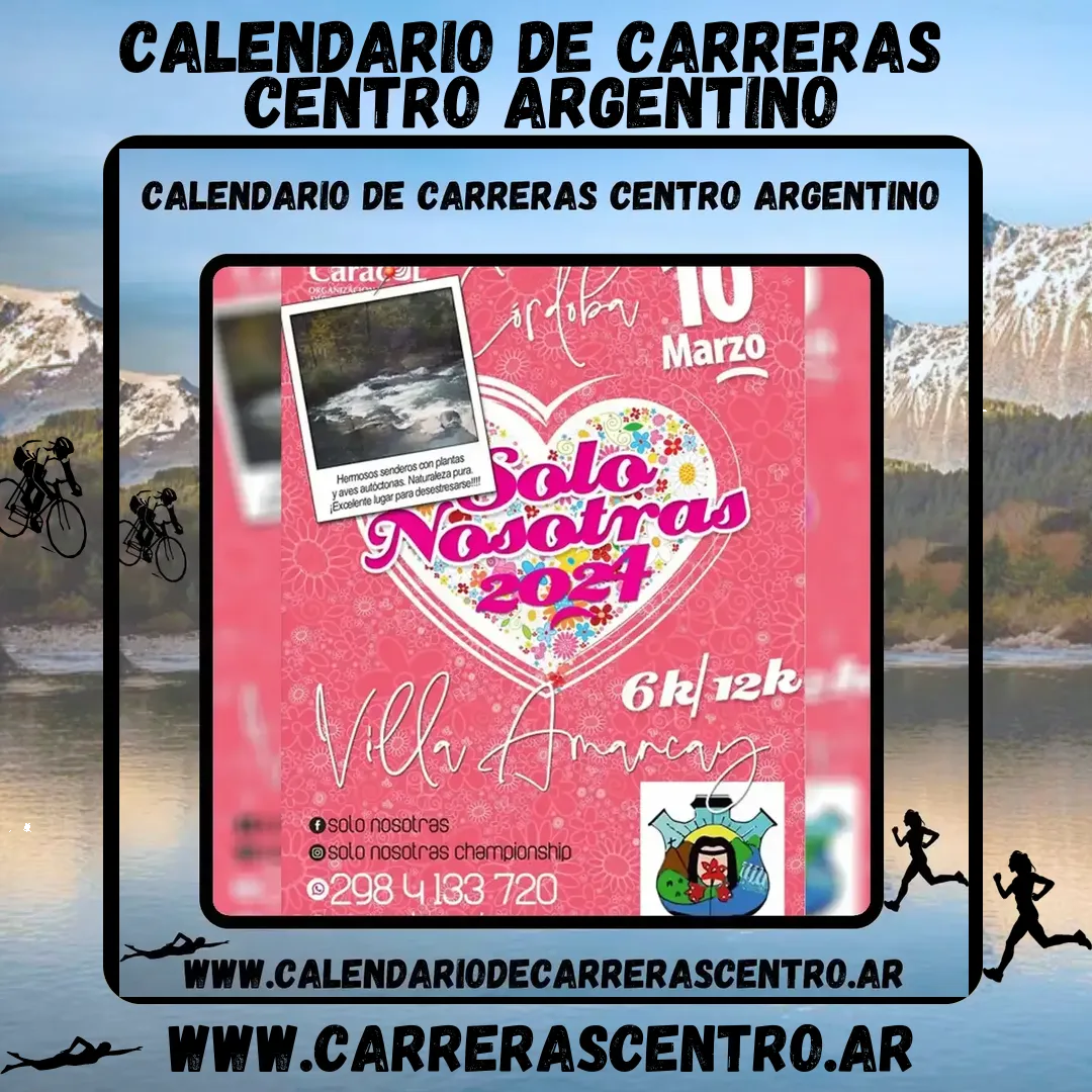 Flyer de Solo Nosotras 2024