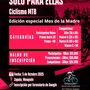 Flyer de Solo para Ellas Ciclismo MTB 2025