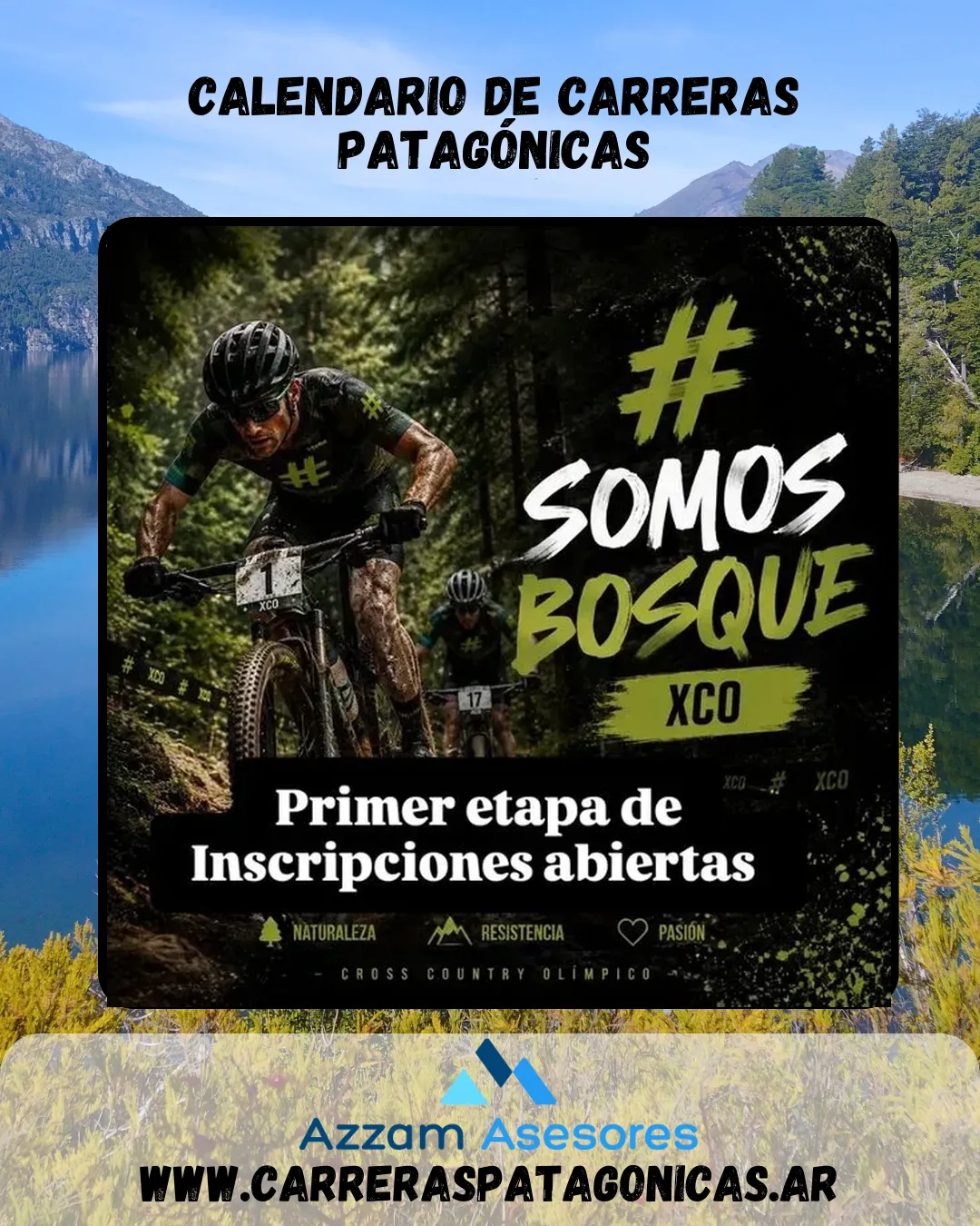 Flyer de Somos Bosque Edición XCO 2027
