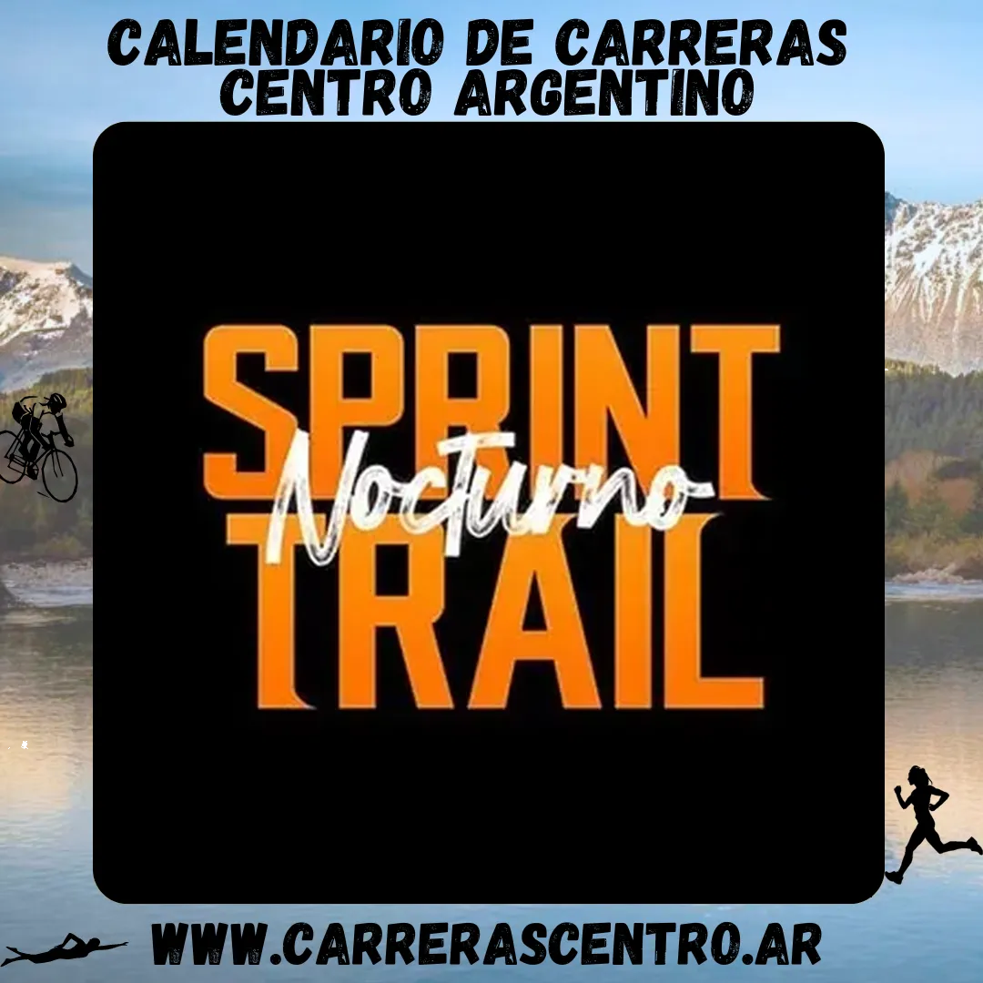 Flyer de Sprint Trail Nocturno 2025